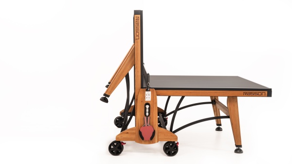 Теннисный стол складной для помещений "RASSON PREMIUM T03 Indoor" (натуральная вишня) с сеткой