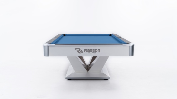 Бильярдный стол для пула RASSON "Victory 2 Plus" 9 футов (белый, сланец 30 мм)