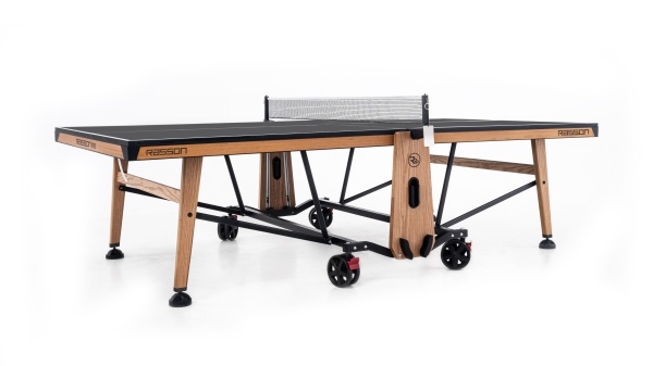 Теннисный стол складной для помещений "RASSON PREMIUM T01 Indoor" (натуральный дуб) с сеткой