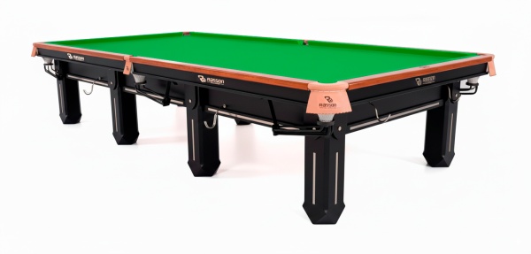 Бильярдный стол для снукера "Rasson Sword 2" 12 футов (черный, плита 45 мм в комплекте)